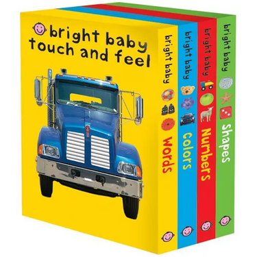 Slipcase (Bright Baby Touch and Feel): Includes Words, Colors, Numbers, and Shapes