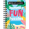 Brain Games - To Go - Summer Fun Puzzles 180+ Variety Puzzles Compact & Portable for Travel Beach, Vacation & Road Trip Activity Book Gift for Adults,