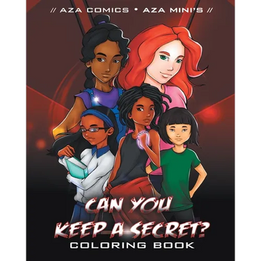 Aza Comics Can You Keep A Secret? Coloring Book