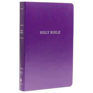 KJV, Gift and Award Bible, Imitation Leather, Purple, Red Letter Edition