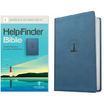 Helpfinder Bible Nlt, Filament Enabled (Leatherlike, Harbor Blue, Red Letter)