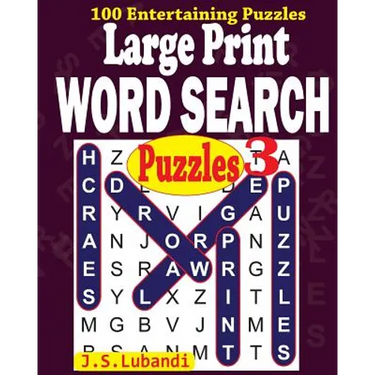 Large Print WORD SEARCH Puzzles 3