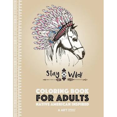 Coloring Book for Adults: Native American Inspired: Stress Relieving Adult Coloring Book Inspired by Native American Styles & Designs; Animals, Dreamc