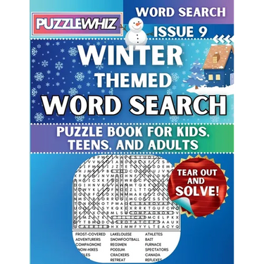 Winter - Themed Word Search - Fun & Educational Puzzles for Kids, Teens, and Adults (Large Print Edition): Featuring Engaging Themed Word Search Puzzl