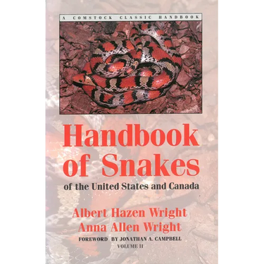 Handbook of Snakes of the United States and Canada: Two-Volume Set