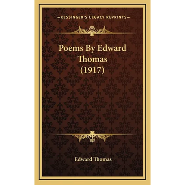 Poems By Edward Thomas (1917)