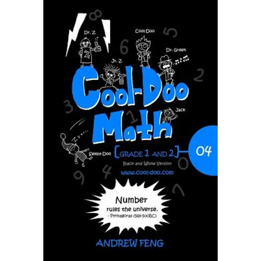 Cool-Doo Math - Grade 1&2 - Vol.04 - Black & White Version