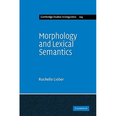 Morphology and Lexical Semantics