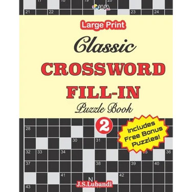 Classic CROSSWORD FILL-IN Puzzle Book; Vol.2