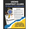 Using Context Clues to Build Vocabulary: 3rd & 4th grade reading comprehension, task cards, and other activities