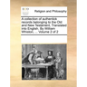 A collection of authentick records belonging to the Old and New Testament. Translated into English. By William Whiston, ... Volume 2 of 2