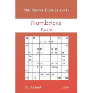 Numbricks Puzzles - 200 Master Puzzles 12x12 vol.16