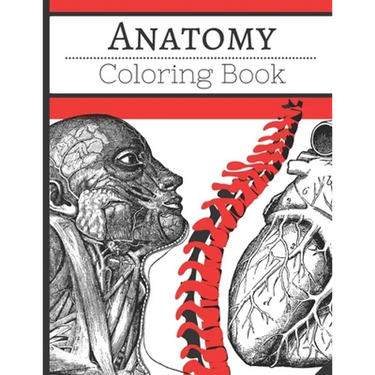 human anatomy coloring book: Anatomy Coloring book for Kids and adults Human Body Parts