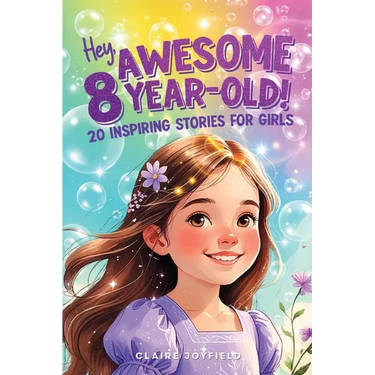 Hey Awesome 8-Year-Old! 20 Inspiring Stories for Girls: Uplifting Tales of Confidence, Courage, Friendship, Kindness, and Believing in Yourself (Hey A