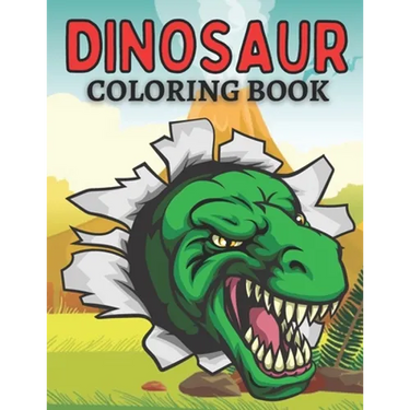Dinosaur!! Coloring Book For Kids Ages 8-12: Best Gift for Boys & Girls - Contains 70 completely unique coloring pages