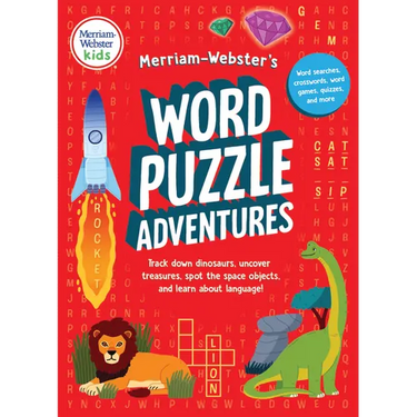 Merriam-Webster's Word Puzzle Adventures - Activity Book for Kids - Makes a Great Gift! Includes: Word Searches, Crosswords, Word Games, Quizzes & Mor