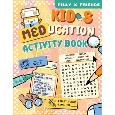 Kid's Meducation Activity Book