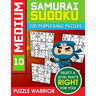Medium Samurai Sudoku: 200 Perplexing Puzzles