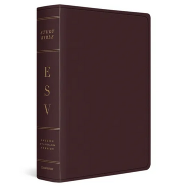 ESV Study Bible, Large Print (Bonded Leather, Burgundy)