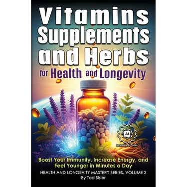Vitamins, Supplements, and Herbs for Health and Longevity: Boost Your Immunity, Increase Energy, and Feel Younger in Minutes a Day