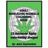 Adult Marijuana Mandala Colouring Book