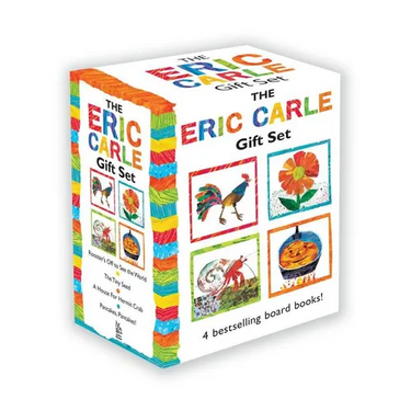 The Eric Carle Gift Set (Boxed Set): The Tiny Seed; Pancakes, Pancakes!; A House for Hermit Crab; Rooster's Off to See the World