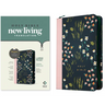 NLT Large Print Thinline Reference Zipper Bible, Filament Enabled (Leatherlike, Meadow Navy & Pink, Red Letter)