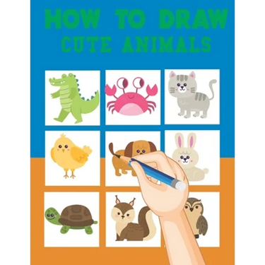 how to draw cute animals: learn to draw books for kids 9-12, how to draw a unicorn and other cute animals