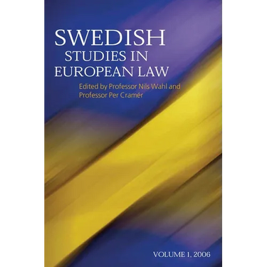 Swedish Studies in European Law: Volume 1, 2006