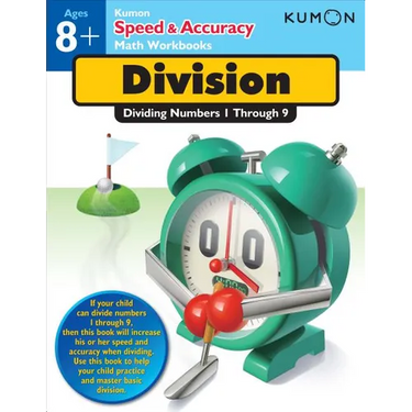 Kumon Speed & Accuracy Division: Dividing Numbers 1 Through 9