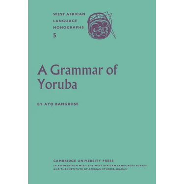 A Grammar of Yoruba