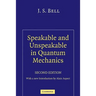 Speakable and Unspeakable in Quantum Mechanics