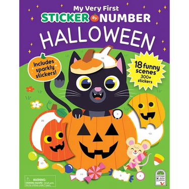 My Very First Sticker by Number Halloween