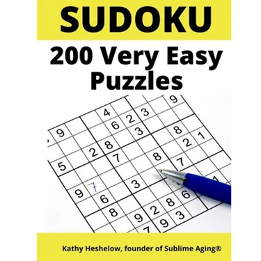 Sudoku 200 Very Easy Puzzles: For Adult Beginners to Keep the Brain Sharp; Includes Answer Keys