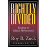 Rightly Divided: Biblical Hermeneutics