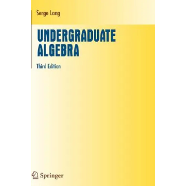 Undergraduate Algebra