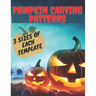 Pumpkin Carving Patterns. 3 Sizes of Each Template: 25 Halloween Stencils. Templates for children and adults from easy to difficult. Carving Spooky an