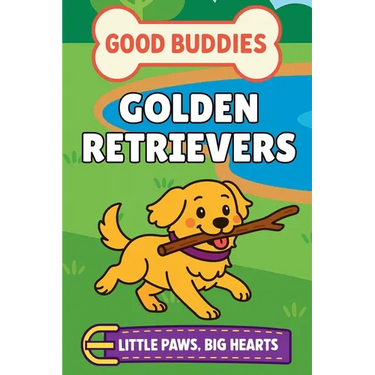 Golden Retrievers: A Picture Book for Babies and Toddlers