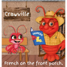 Crawville, French on the front porch.: French lessons on the front porch.