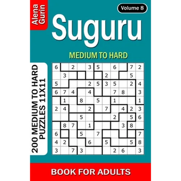 Suguru puzzle book for Adults: 200 Medium to Hard Puzzles 11x11 (Volume 8)