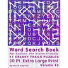 Word Search Book For Seniors: Pro Vision Friendly, 51 Cranky Trails Puzzles, 30 Pt. Extra Large Print, Vol. 43
