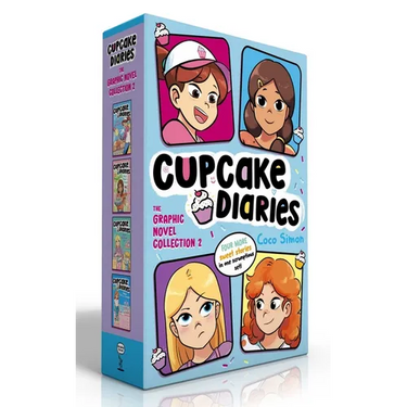 Cupcake Diaries the Graphic Novel Collection 2 (Boxed Set): Katie, Batter Up! Graphic Novel/Mia's Baker's Dozen Graphic Novel/Emma All Stirred Up! Gra