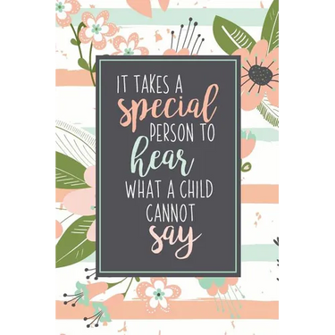 It Takes A Special Person To Hear What A Child Cannot Say: ABA Gifts For Behavior Therapist Autism Teacher Gift Teacher Appreciation For Special Educa