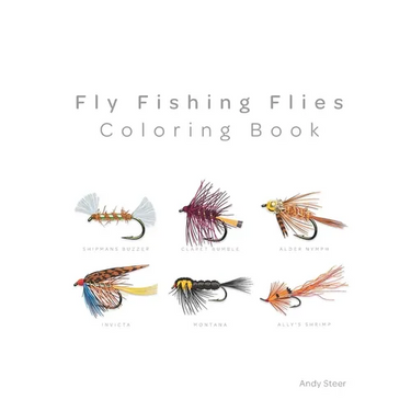 Fly Fishing Flies - coloring book