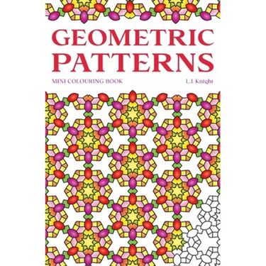 Geometric Patterns Mini Colouring Book: 50 Relaxing Travel Size Abstract Pattern Designs