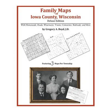 Family Maps of Iowa County, Wisconsin