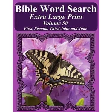 Bible Word Search Extra Large Print Volume 50: First, Second, Third John and Jude