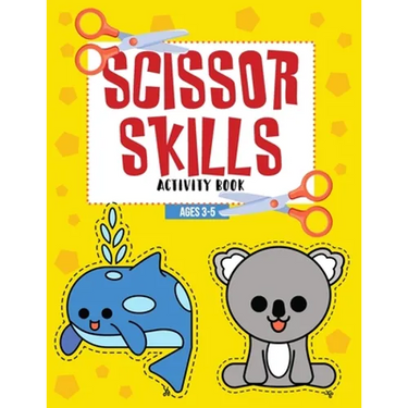 Scissor Skills Activity Book Ages 3-5: Color, Cut & Glue Preschool Workbook