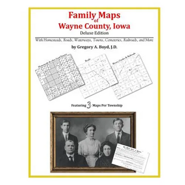 Family Maps of Wayne County, Iowa