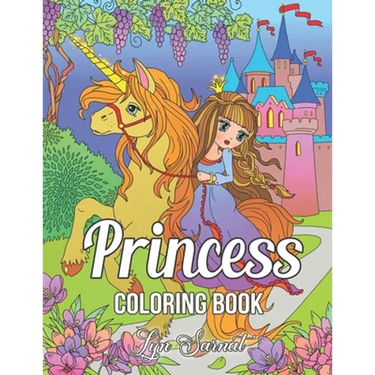 Princess Coloring Book: Great Coloring Book for Adults Relaxation and Stress Relief